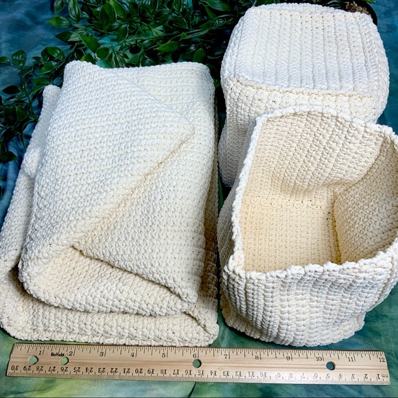 COPY Woven Baskets Set of 4 - Picture 3 of 4